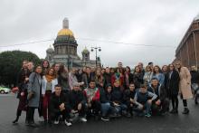 Лучшие академические группы КФУ посетили город Санкт-Петербург