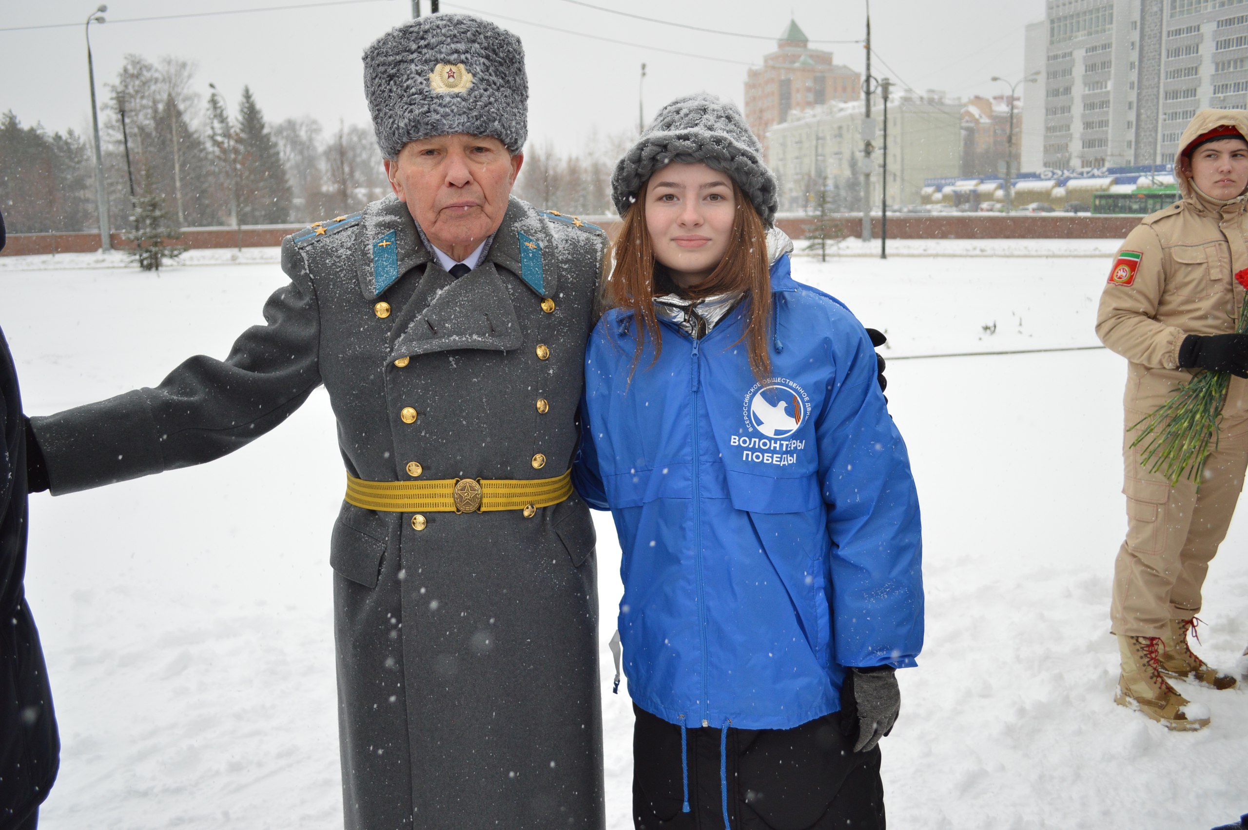 Митинг памяти в День Неизвестного солдата.