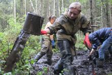 «Снежный десант» идет по следам войны