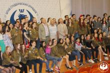 Штаб студенческих отрядов КФУ вместе с ветеранами движения и гостями